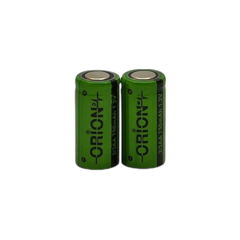 باتری قلمی قابل شارژ اوریون مدل 2/3AA 750mAh بسته 2 عددی