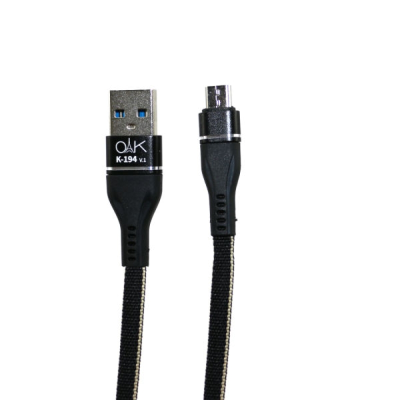 کابل تبدیل USB به microUSB اوآک مدل K-194 طول 1 متر
