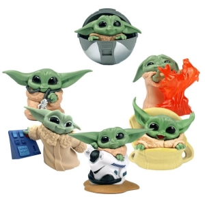 فیگور مدل Baby Yoda مجموعه 6 عددی