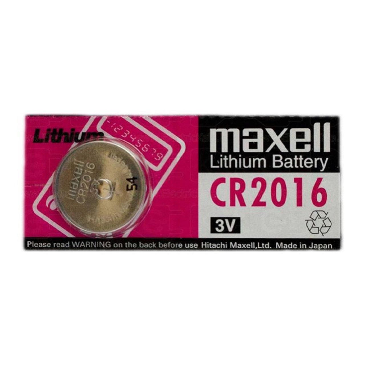 باتری سکه ای مکسل مدل CR2016
