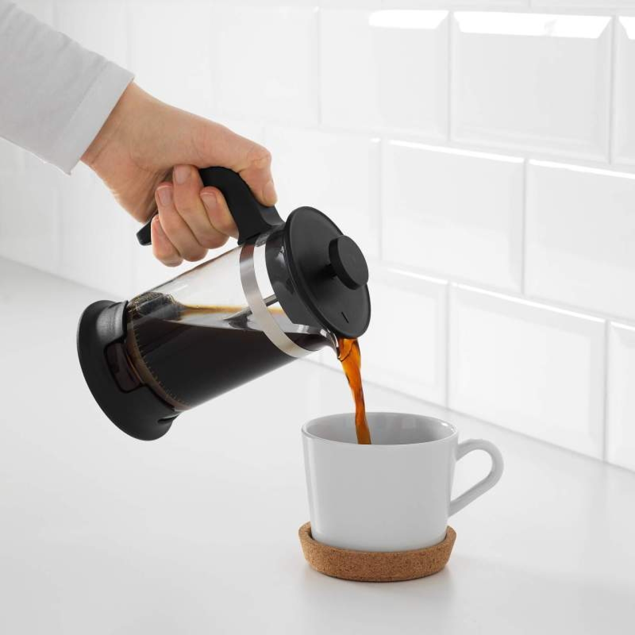قهوه ساز ایکیا مدل UPPHETTA حجم 400 میل