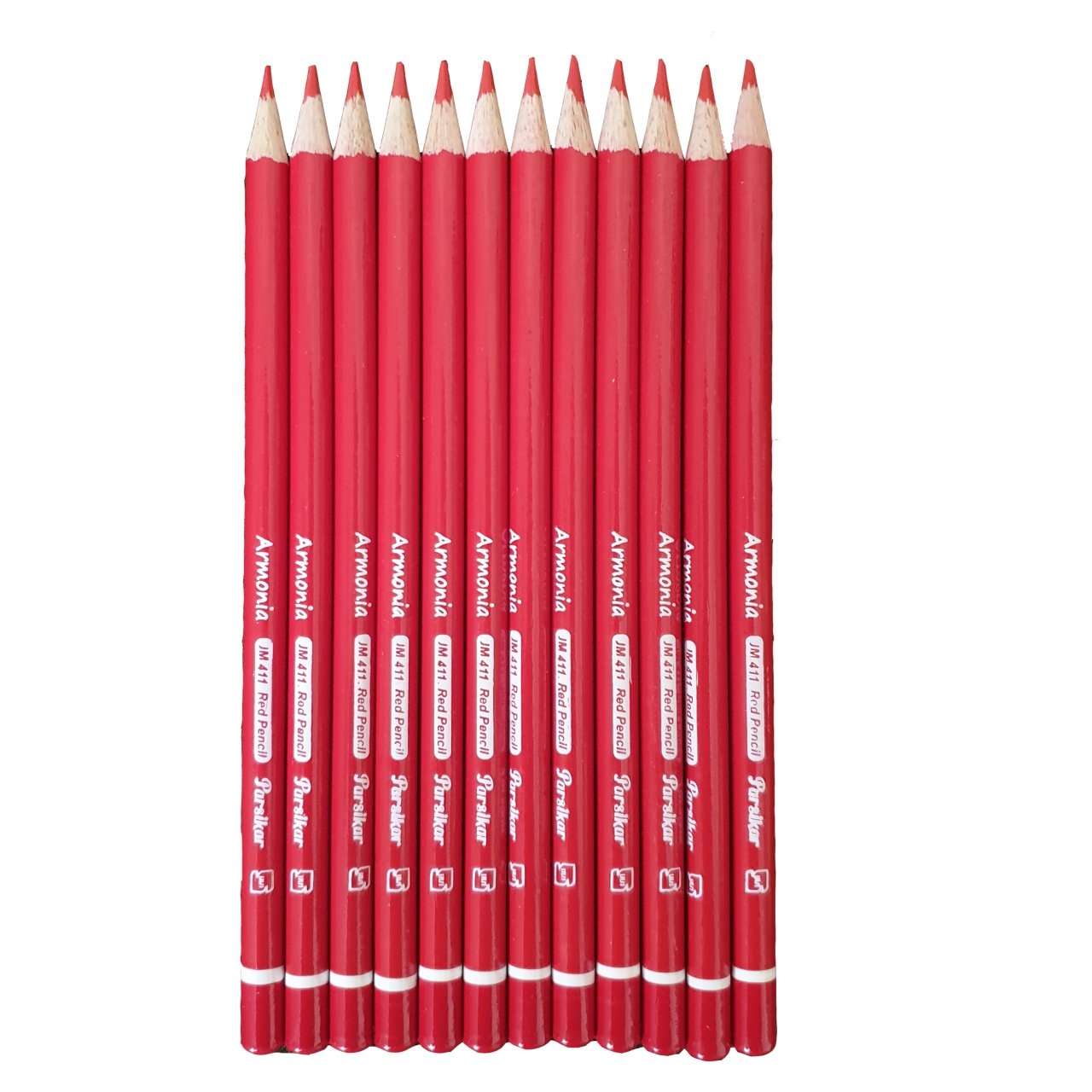مداد قرمز پارسیکار مدل JM 411 بسته 12 عددی