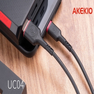کابل تبدیل USB به microUSB اککیو مدل UC04 طول 1 متر