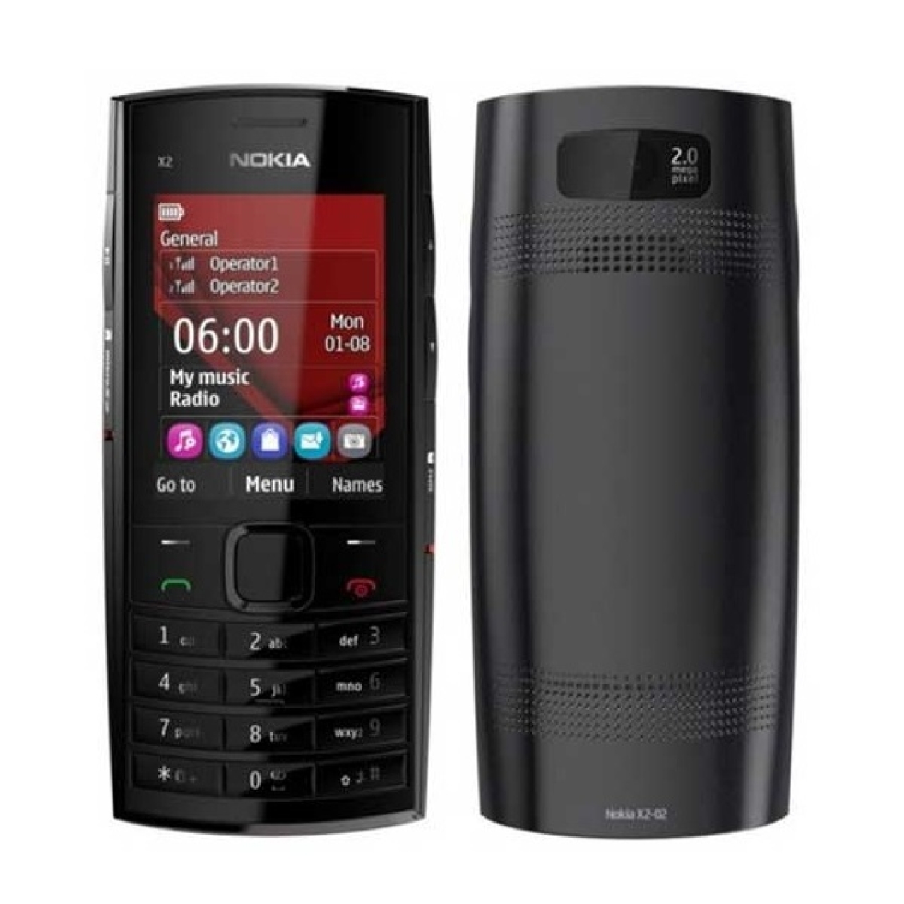 گوشی موبایل طرح نوکیا مدل X2-02 دوسیم