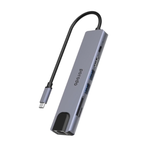 هاب 7پورت USB-C پرودو مدل pd--4k71c