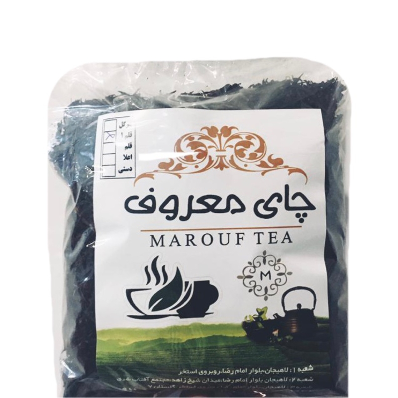 چای سیاه ایرانی سرگل ممتاز حجم ۵۰۰ گرم