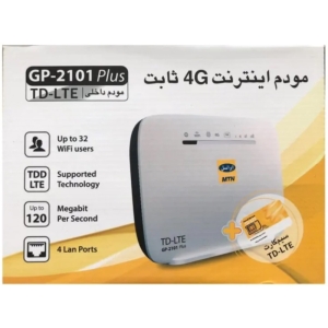 مودم TD-LTE ایرانسل مدل GP-2101 plus همراه با 40 گیگ اینترنت 6 ماهه