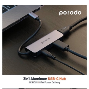 هاب 3 پورت USB-C پرودو مدل PD-4K31C