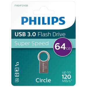 فلش مموری USB3.0 فیلیپس مدل Circle ظرفیت 64 گیگابایت