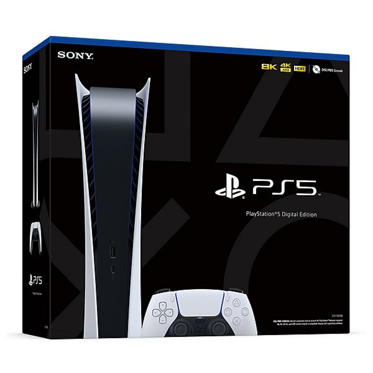کنسول بازی سونی مدل Playstation 5 Digital Driver ظرفیت 825 گیگابایت