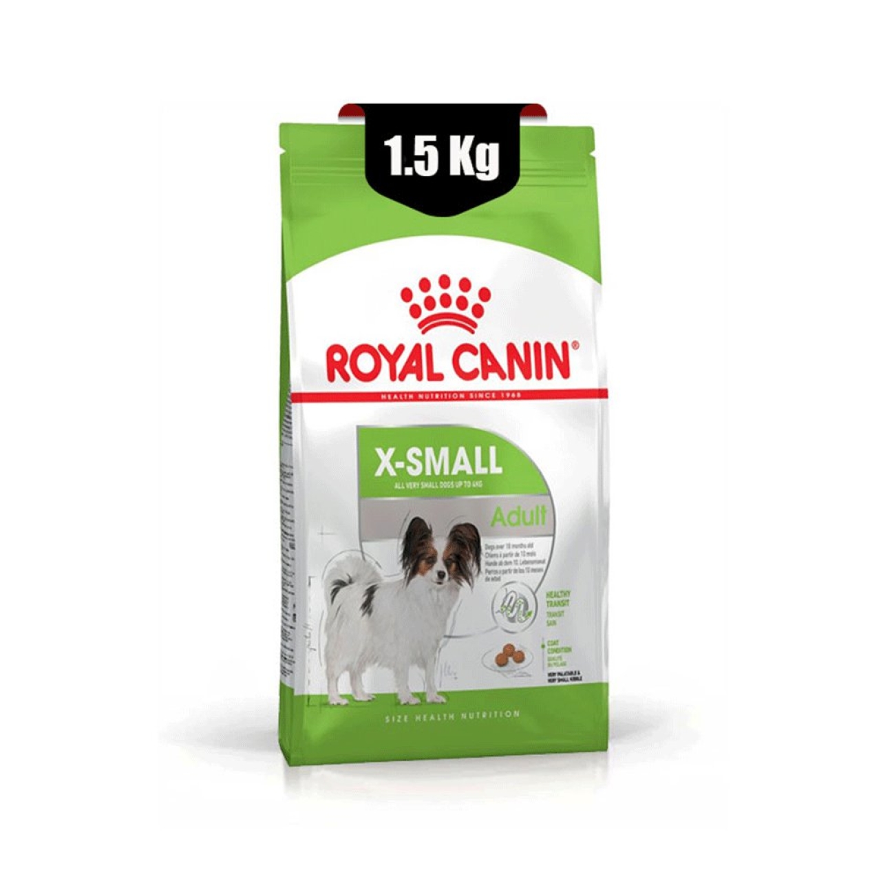 غذای خشک سگ ایکس اسمال ادالت رویال کنین وزن 1.5 کیلوگرم