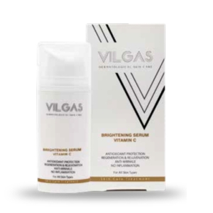 سرم روشن کننده ویلگاس VILGAS مدل ویتامین C حجم 30 میلی لیتر