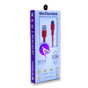 کابل تبدیل usb به usb-c شی کاریزما مدل MEHRNAM به طول 1.2 متر