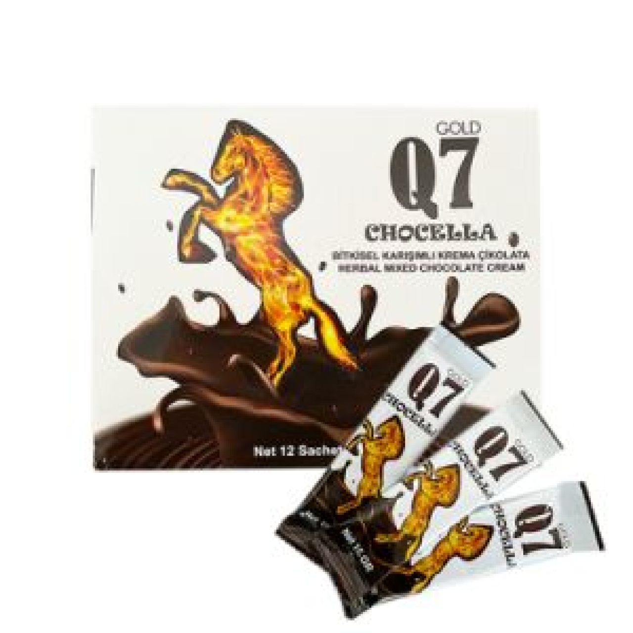 شکلات تقویتی گیاهی Q7 مردانه بسته 12 عددی