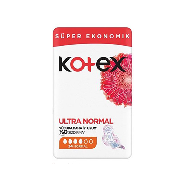 نوار بهداشتی KOTEX ULTRA NORMAL مدیوم روزانه 24 عددی
