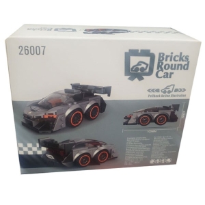 ساختنی دیکول مدل Bricks Round Car کد 26007