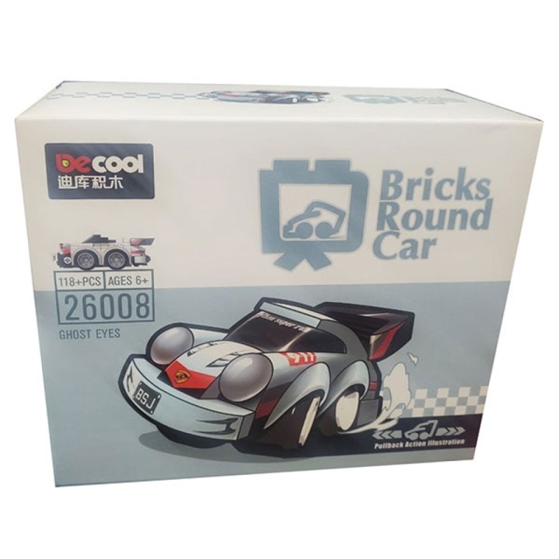 ساختنی دیکول مدل Bricks Round Car کد 26008