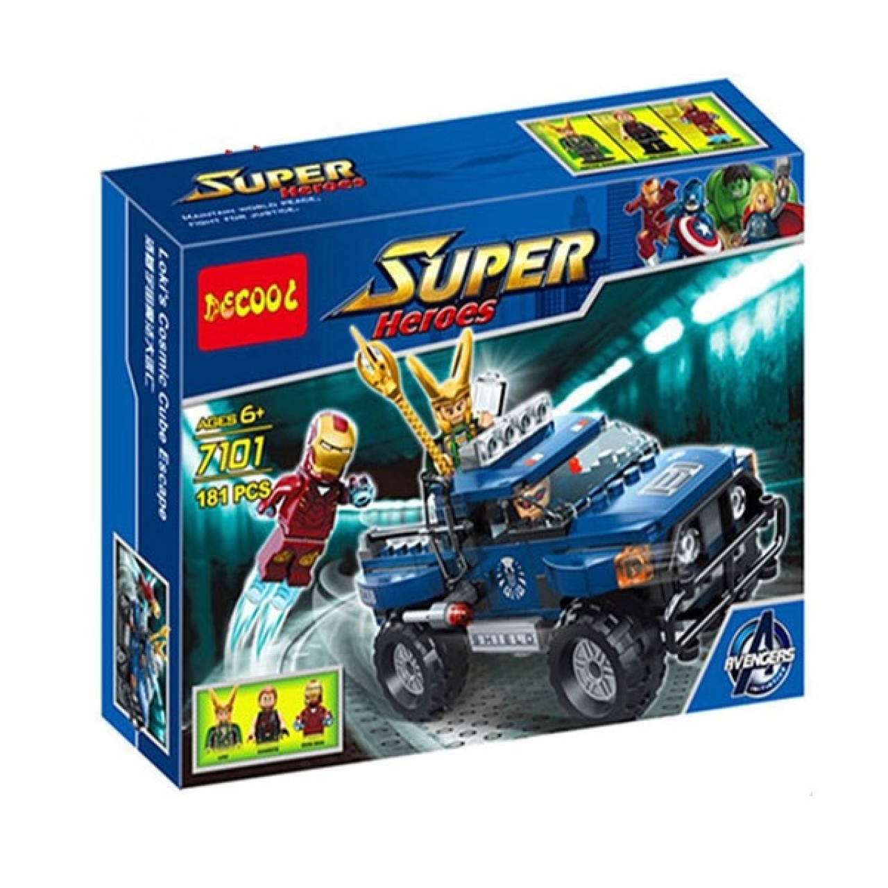ساختنی دیکول مدل Super Heroes کد 7101