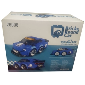 ساختنی دیکول مدل Bricks Round Car کد 26006