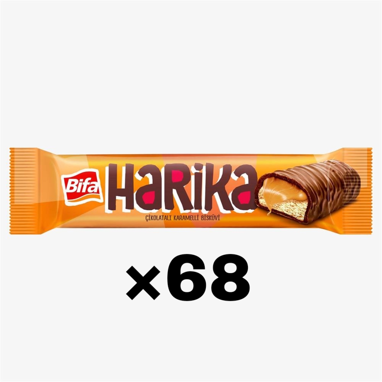 شکلات بیفا مدل Harika حجم ۴۰ گرم بسته ۶۸ عددی