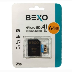 کارت حافظه‌ microSDHC بکسو مدل x667 کلاس 10سرعت 100MBpsظرفیت 64 گیگابایت