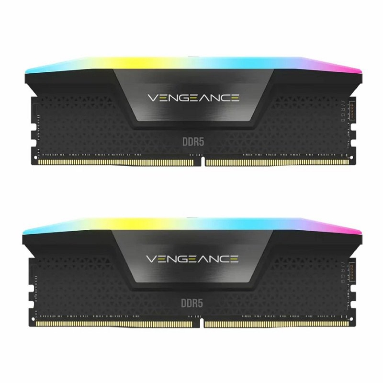 رم دسکتاپ CORSAIR مدل 64GB(32GBx2) 5600 Vengeance RGB BLACK