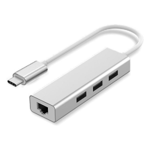 هاب TYPE C به USB 3.0/ Ethernet سه پورت