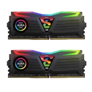 رم دسکتاپ DDR4 دو کاناله ۳۲۰۰ مگاهرتز CL18 گیل مدل Super Luce RGB ظرفیت 32 گیگابایت