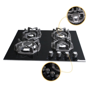 اجاق گاز صفحه ای آذرلوکس مدل G04ME - 9B