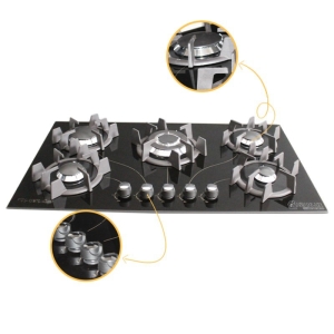 اجاق گاز صفحه ای آذرلوکس مدل G05ME-C8B