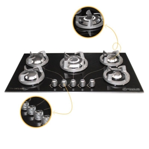 اجاق گاز صفحه ای آذرلوکس مدل G05ME-C10B