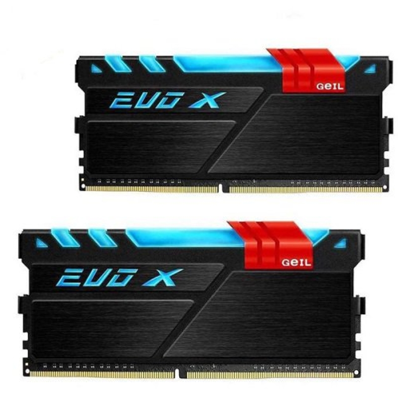 رم Gail دسکتاپ DDR4 دو کاناله 3200 مگاهرتز CL16 گیل مدل Evo X ظرفیت 16 گیگابایت