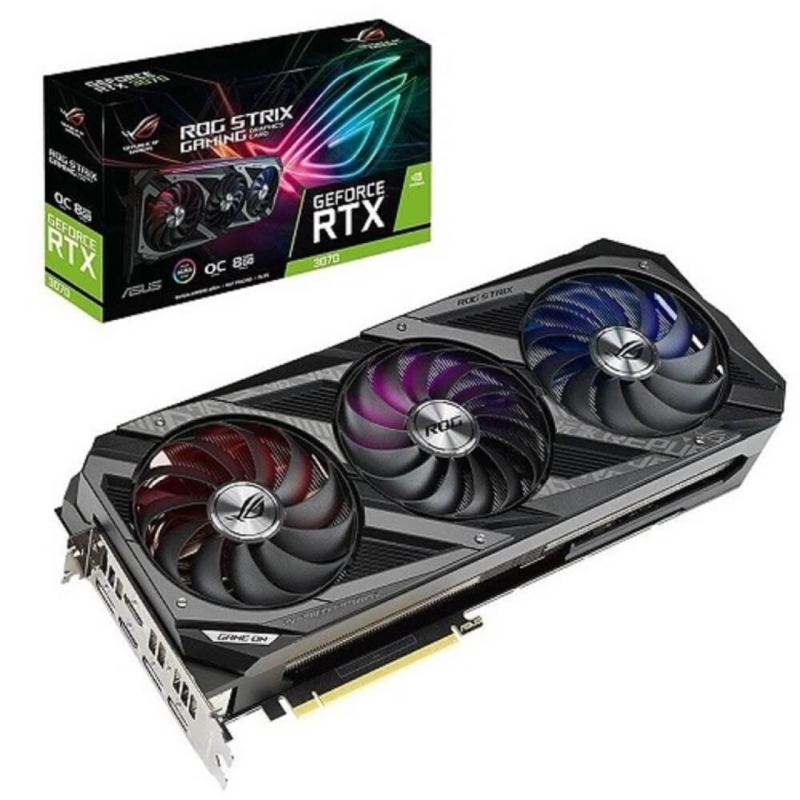 کارت گرافیک ایسوس مدل ROG STRIX RTX3070 O8G GAMING حافظه 8 گیگابایت