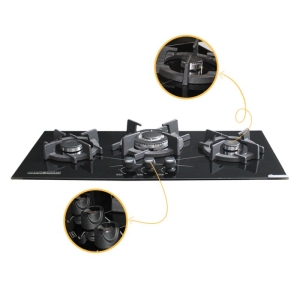 اجاق گاز صفحه ای آذرلوکس مدل G03NE - 18B