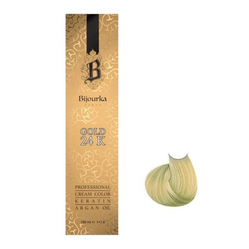 رنگ مو بیجورکا شماره 10/3 حجم 100 میلی لیتر رنگ زیتونی پلاتینه