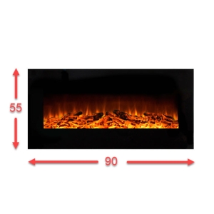 شومینه دیواری برقی شومینه بیستون مدلB.B_90_L2