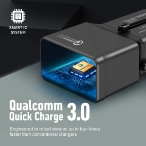 شارژر دیواری 20 وات پرومیت مدل TRIPLUG-PD20.BL