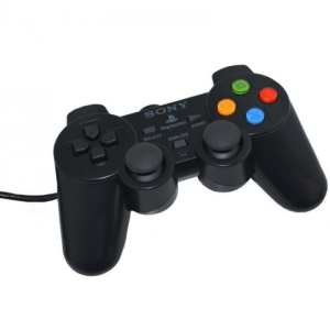 دسته بازی تکی شوکدار Sony PS2 دکمه رنگی