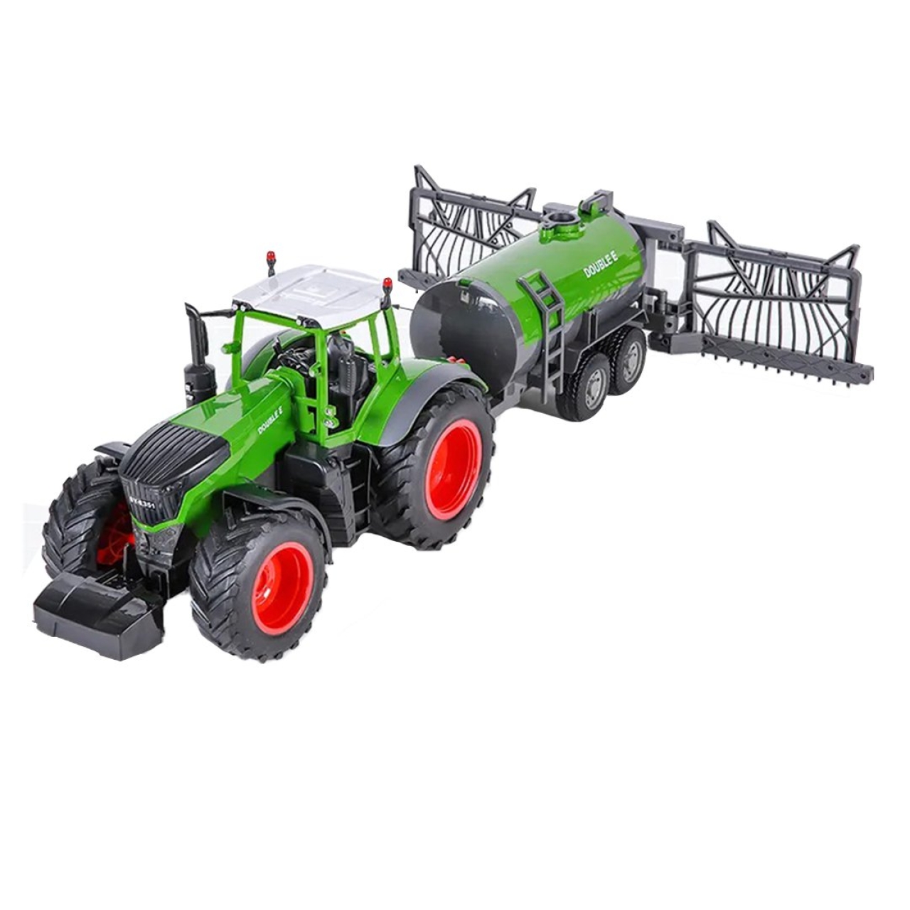 ماشین بازی کنترلی دبل ای مدل Tractor with sprinkler barrel E355-003