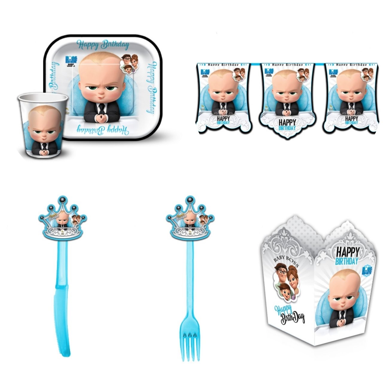 مجموعه ۵۵ عددی تم تولد طرح بچه رئیس مدل BB