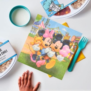 دستمال سفره مدل Mickey Mouse مجموعه 20 عددی