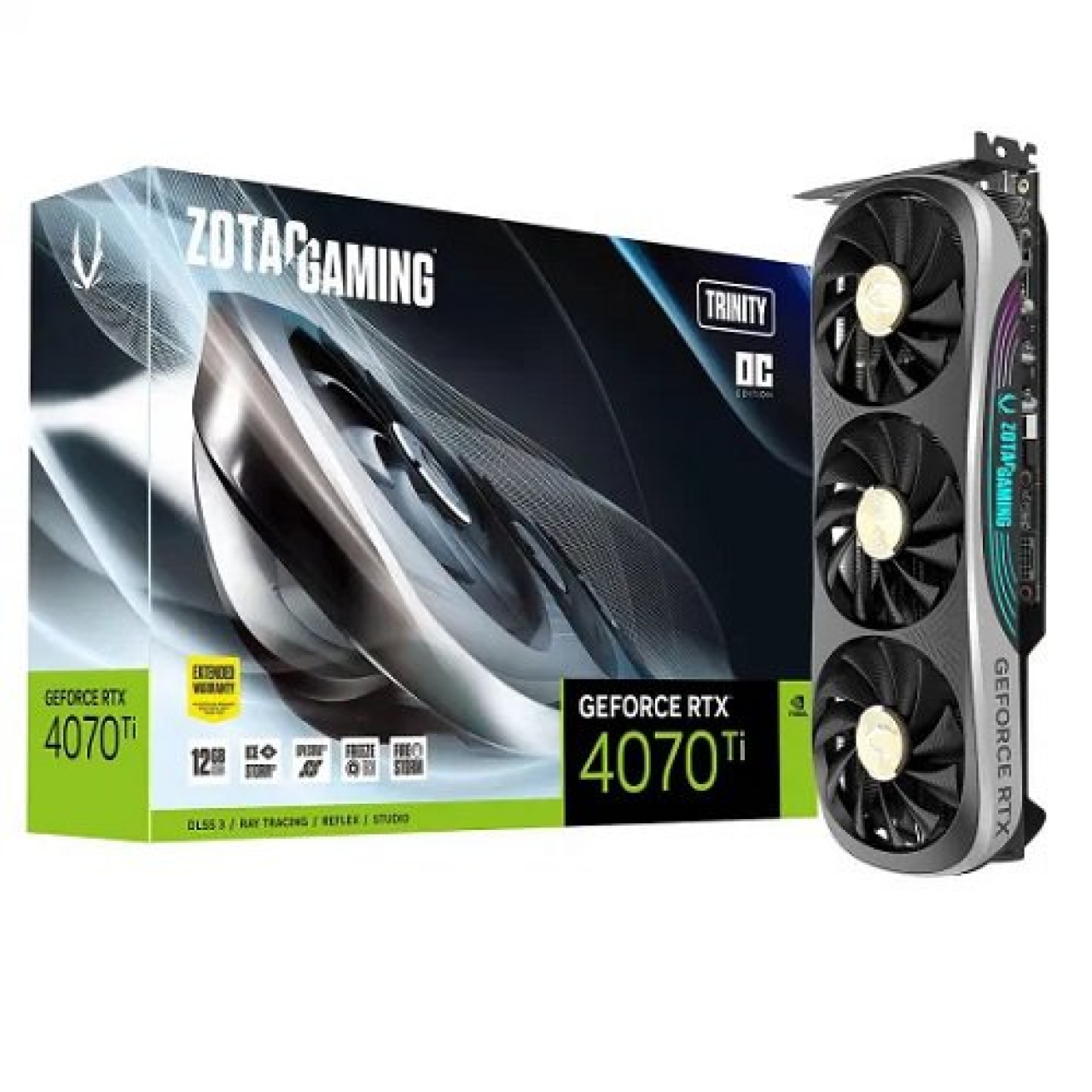 کارت گرافیک زوتک Zotac RTX 4070 Ti Trinity OC 12GB