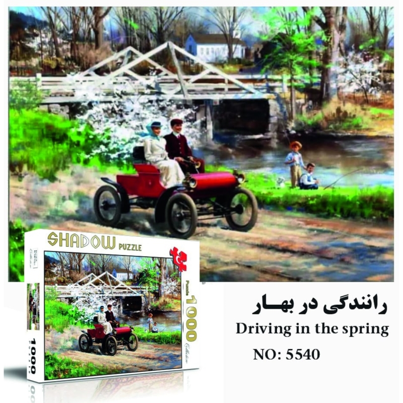 پازل 1000 تیکه رانندگی در بهار