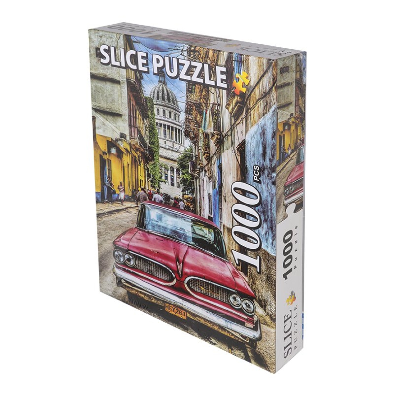 پازل 1000 تکه اسلایس مدل ماشین قدیمی در هاوانا Old Car In Havana