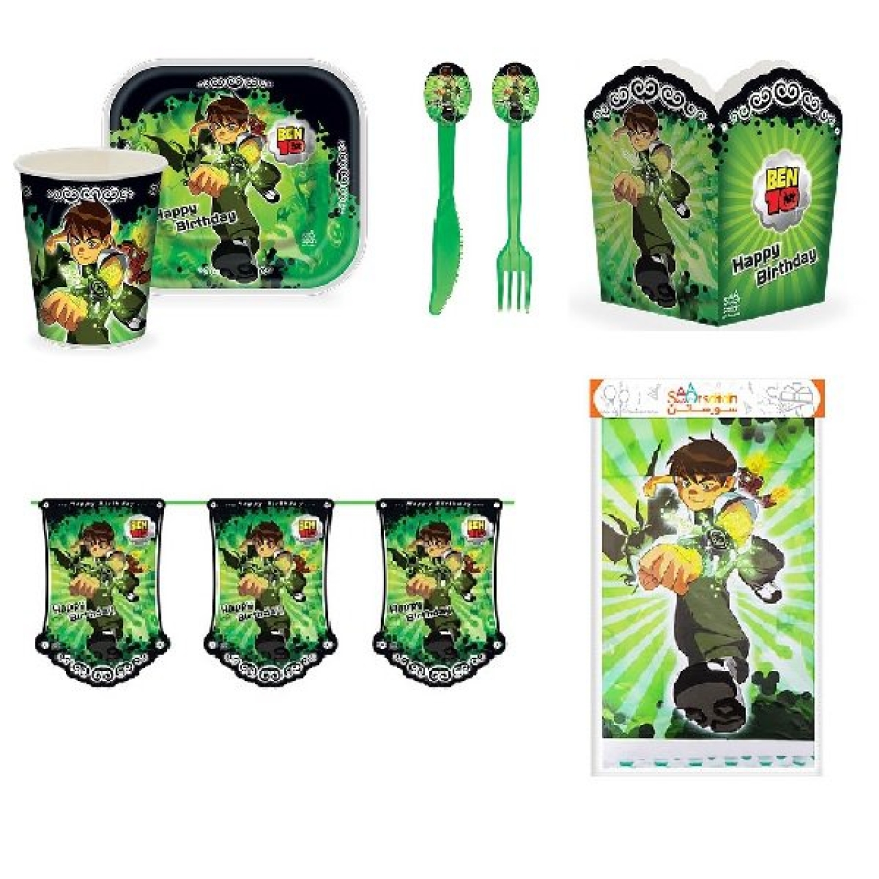 مجموعه 69 عددی تم تولد سورساتان طرح بن تن