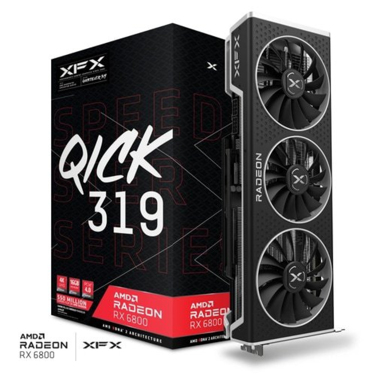 کارت گرافیک QICK 319 AMD Radeon™ RX 6800 16G