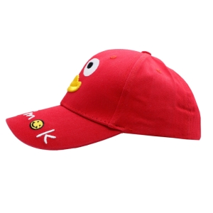 کلاه کپ بچگانه مدل IM OK رنگ قرمز