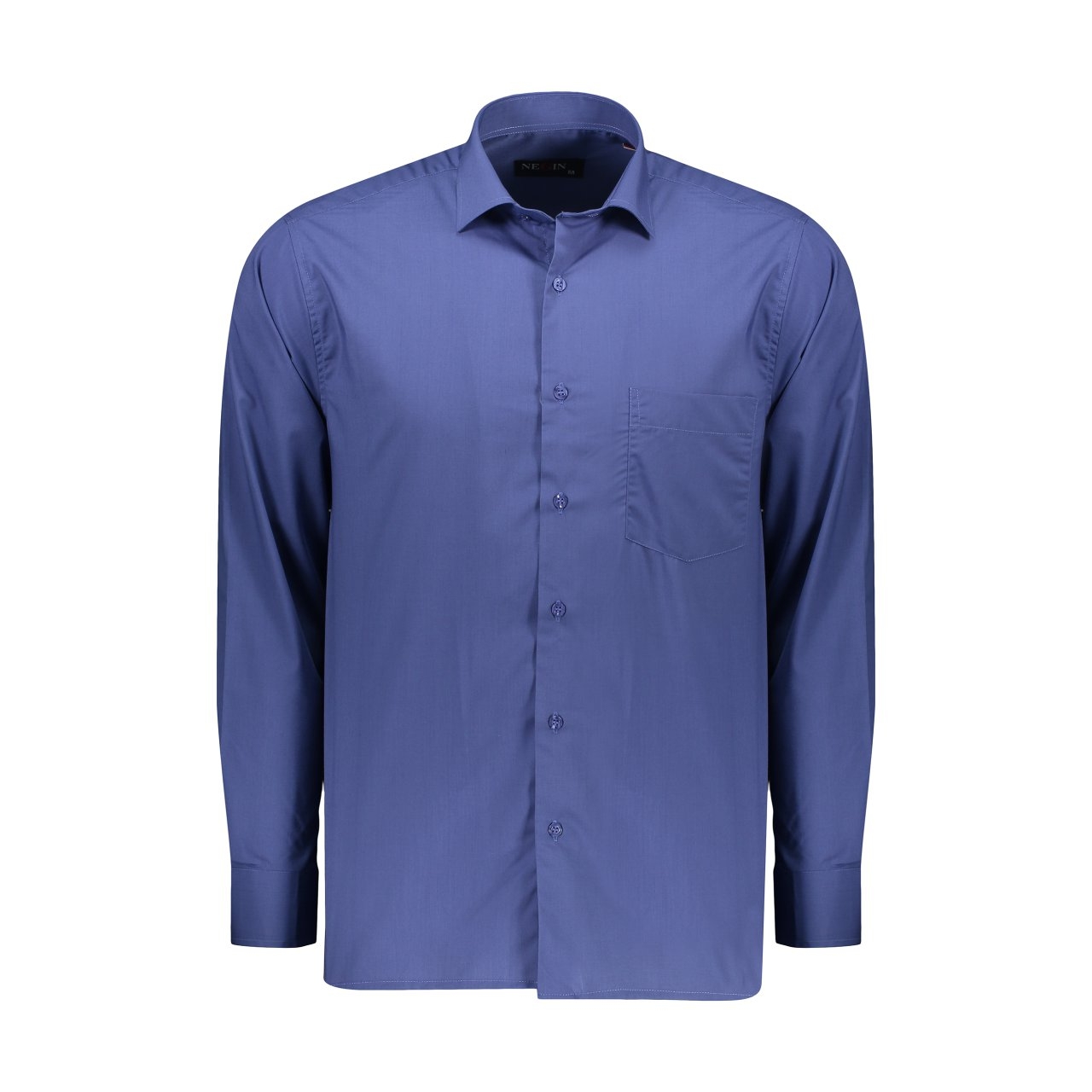 پیراهن مردانه نگین مدل YA-AS کد 4310 رنگ آبی
