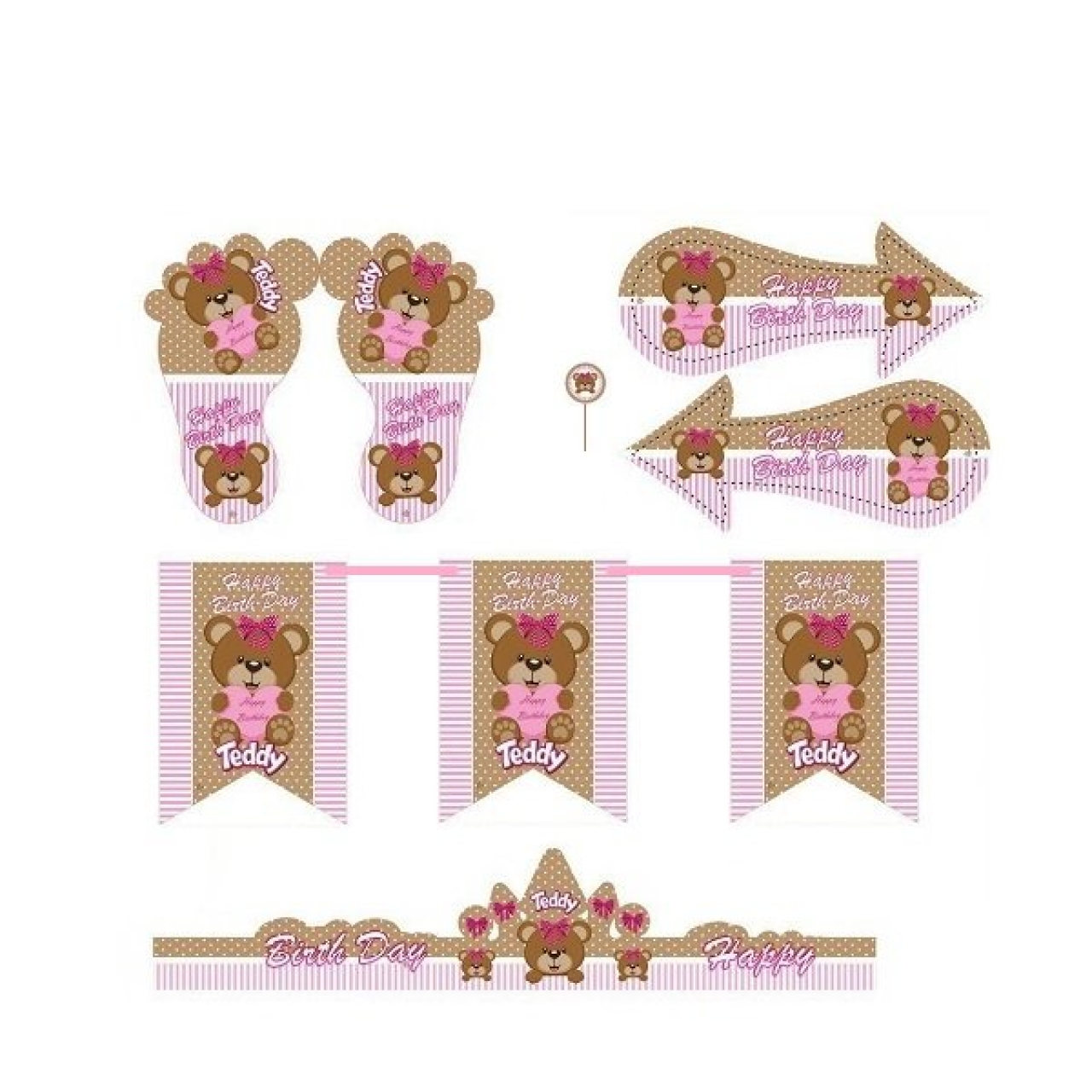 مجموعه 131 عددی تم تولد طرح تدی مدل tedy-g