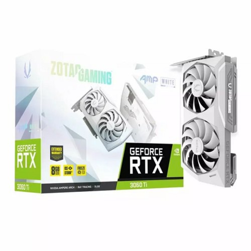 کارت گرافیک زوتاک RTX 3060 Ti AMP White Edition LHR 8GB